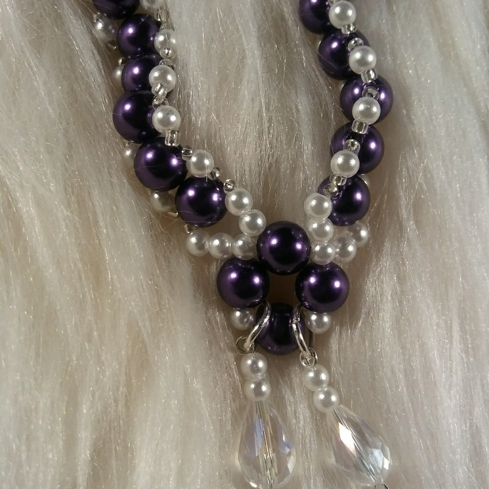 Necklace Beaded Handmade - Picture 3 of 4